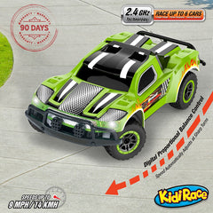 Remote Control Car - Mega Set of 4 Mini Racing Coupe Cars - With Rechargeable Batteries and Wall Chargers