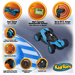 Kidirace RC Racing Buggy - Blue