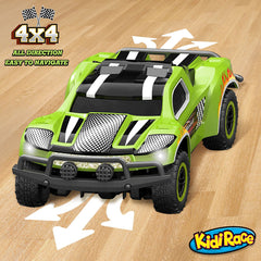 Kidirace Remote Control Car - Mini Racing Coupe with Rechargeable Battery and Wall Charger