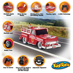 Kidirace RC Fire Engine Truck